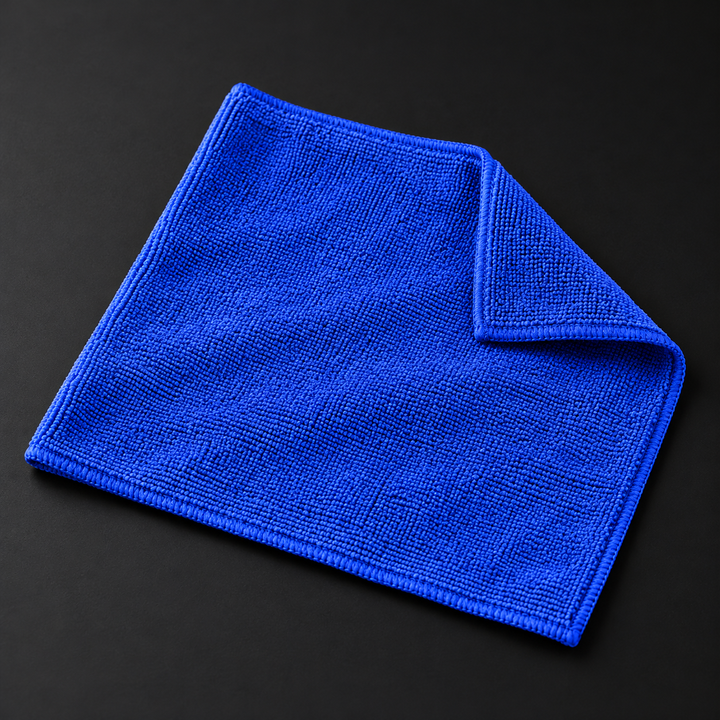 DRIVORA SoftWipe – blaues Mikrofasertuch, 30 × 30 cm